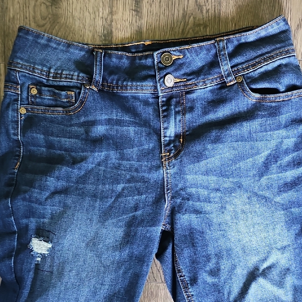 Est. 1946 Denim Women's Blue Jeans Straight Leg Size 8 Junior - Picture 2 of 7